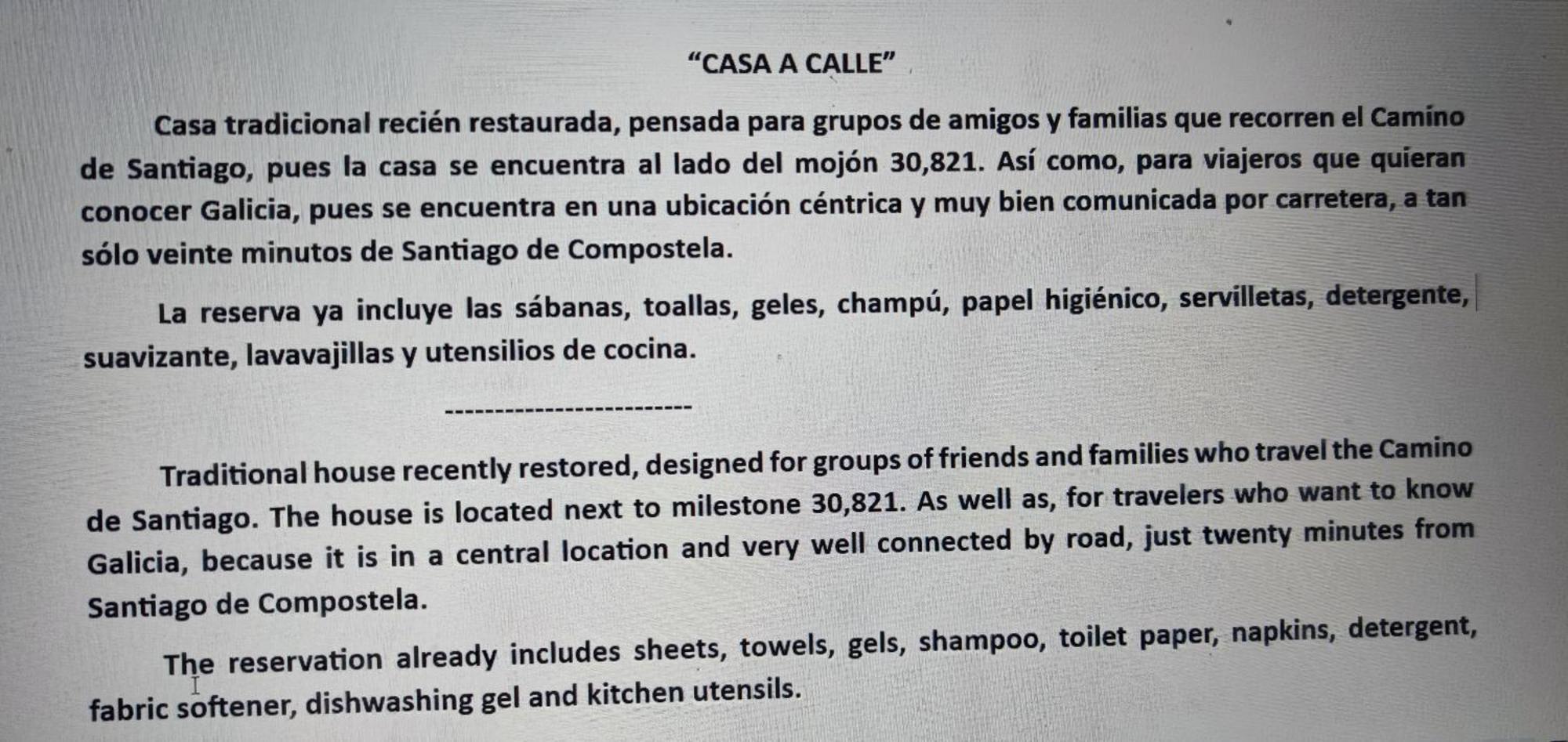 Casa A Calle Holiday home O Pino